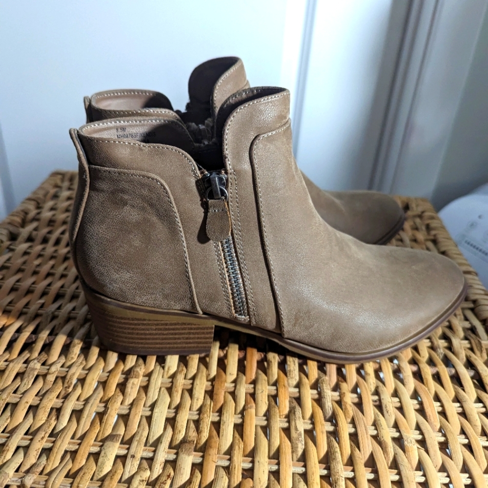 MIA Joslyn Taupe Ankle Boot